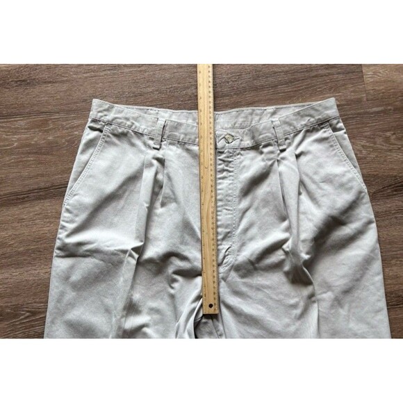 Timber Creek By Wrangler Men's Dress Pants Straight Leg Khaki Pleated 38 X 32 - Picture 2 of 5